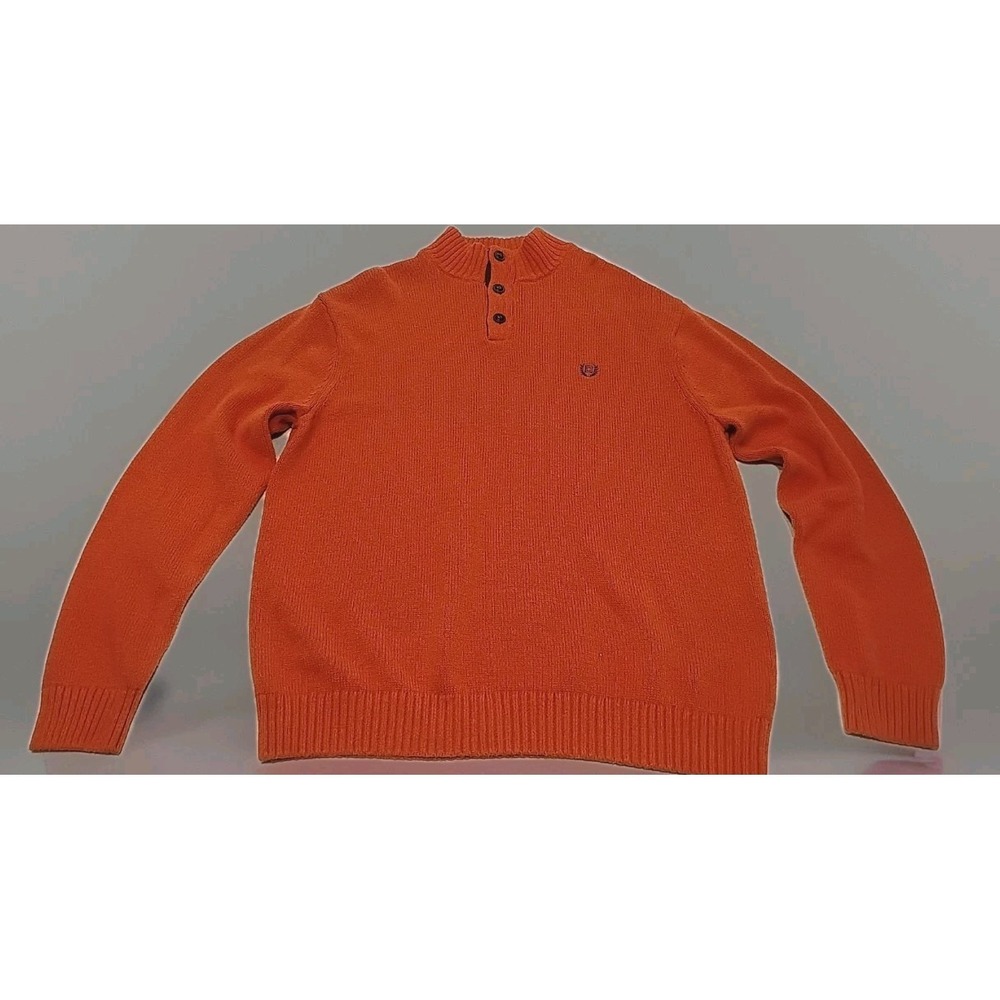 Vintage‎ Chaps Ralph Lauren Elbow Patch Sweater Size XL Men's A1